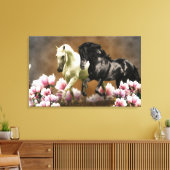 Magnolia Alley - verschnürte Canvas Leinwanddruck (Insitu (Wohnzimmer))