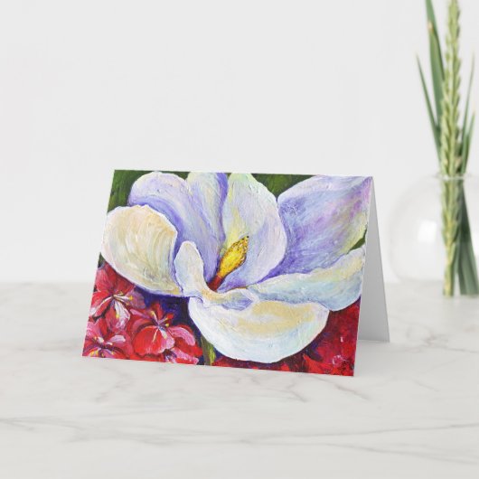 Magnolia & Azaleen Card Karte (Vorderseite)