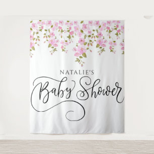 Magnolia Babydusche Hintergrund Wandteppich