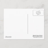 Magnolia Bäume in Blossom Postkarte (Rückseite)