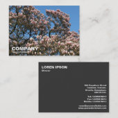 Magnolia Bäume in Blossom Visitenkarte (Vorne/Hinten)