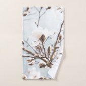 Magnolia Beauty Dream #1 #wall #art Badhandtuch Set (Handtuch)