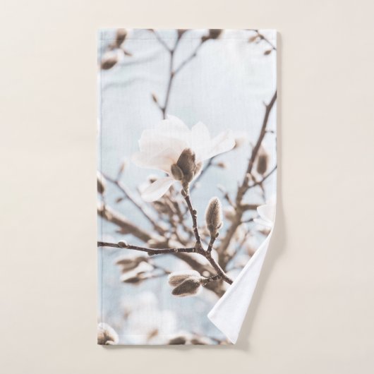 Magnolia Beauty Dream #1 #wall #art Badhandtuch Set (Handtuch)