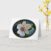 Magnolia Birthday Card Karte (Gelbe Blume)