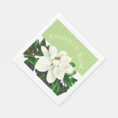 Magnolia Bloom | Grünbuch Napkin Serviette (Ecke)