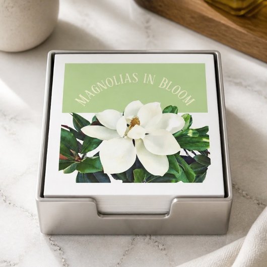 Magnolia Bloom | Grünbuch Napkin Serviette