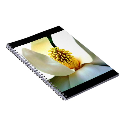 Magnolia Bloom Macro Notizblock (Rechte Seite)