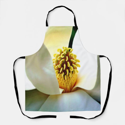 Magnolia Bloom Macro Schürze (Vorderseite)