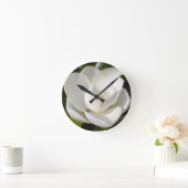 Magnolia Bloom Runde Wanduhr (Zuhause)