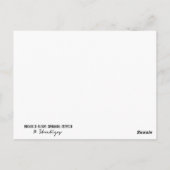 Magnolia Bloom Savannah Georgia Postkarte (Rückseite)