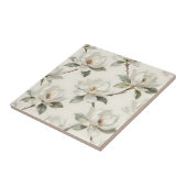 Magnolia Bloom Soft Neutral Pattern Fliese (Seite)