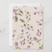 Magnolia Blooms Bridal Dusche Einladung (Rückseite)