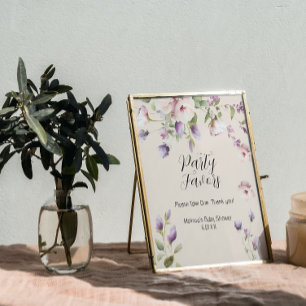Magnolia Blooms Gastgeschenk Sign Poster