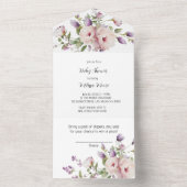 Magnolia Blooms Thema alles in einer Einladung (Innen Boden)