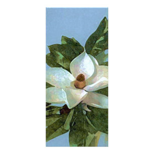Magnolia Blossom Blume Rack Card Werbekarte