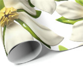 Magnolia Blossom Blume Spring Wedding MCM Geschenkpapier (Rolleneckpunkt)