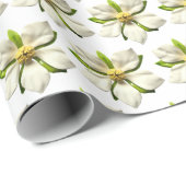 Magnolia Blossom Blume Spring Wedding MCM Geschenkpapier (Rolleneckpunkt)