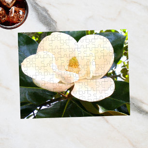 Magnolia Blossom Botanischer Baum Blume Puzzle