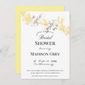 Magnolia Blossom Brautparty Einladung (Vorne/Hinten)