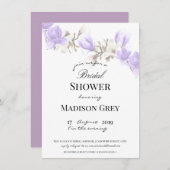 Magnolia Blossom Brautparty Einladung (Vorne/Hinten)