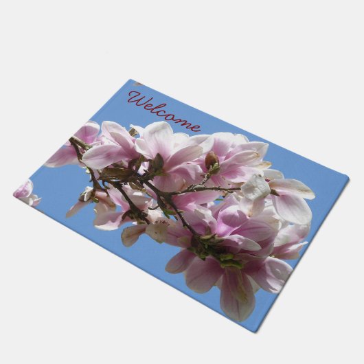 Magnolia Blossom Fußmatte (Schrägansicht)