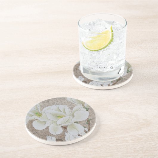Magnolia Blossom Getränkeuntersetzer (Seite)