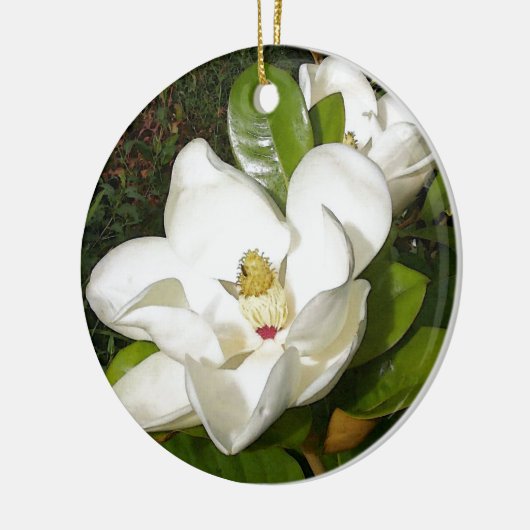 Magnolia Blossom Keramikornament (Links)
