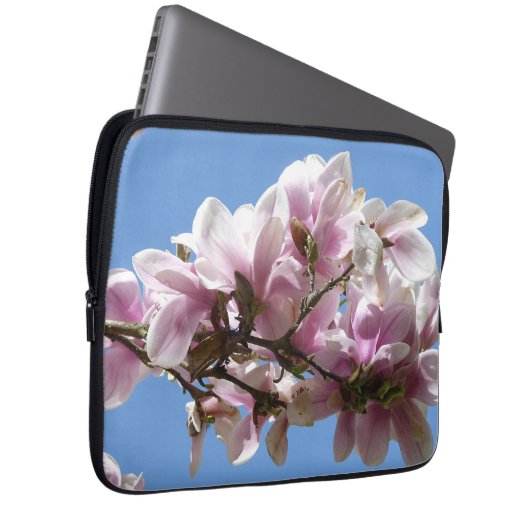 Magnolia Blossom Laptopschutzhülle (Vorne Rechts)
