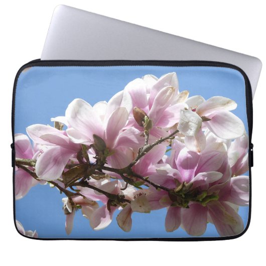 Magnolia Blossom Laptopschutzhülle (Vorderseite)