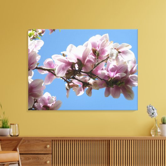 Magnolia Blossom Leinwanddruck (Insitu (Wohnzimmer))