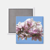 Magnolia Blossom Magnet (Vorderseite/Rückseite)