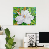 Magnolia Blossom Poster (Heimbüro)