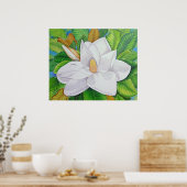 Magnolia Blossom Poster (Küche)