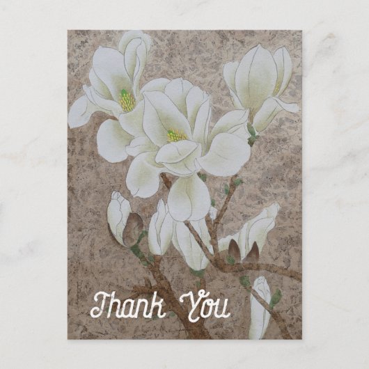 Magnolia Blossom Postkarte (Vorderseite)