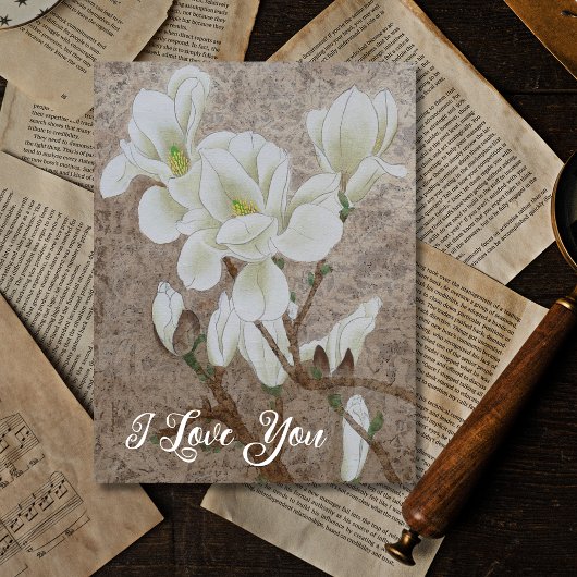 Magnolia Blossom Postkarte