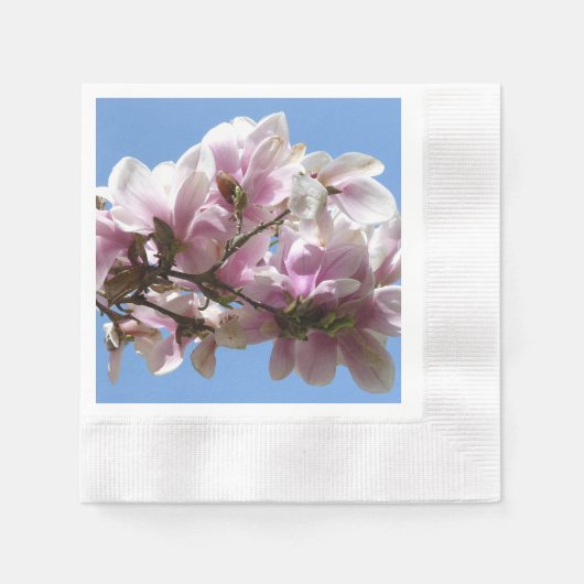 Magnolia Blossom Serviette (Vorderseite)