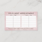 Magnolia Blossom Yin Yang Tree Visitenkarte (Rückseite)