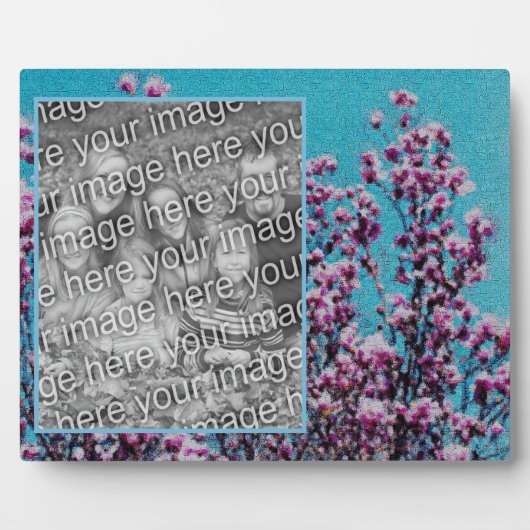 Magnolia Blossoms Blauer Himmel Ristorante da Vale Fotoplatte (Vorderseite)