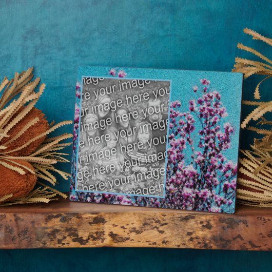 Magnolia Blossoms Blauer Himmel Ristorante da Vale Fotoplatte (Seite)