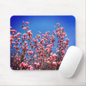 Magnolia Blossoms Blue Sky Blume Mousepad (Mit Mouse)