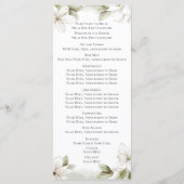 Magnolia Blossoms Frühjahrsprogramm Programm (Rückseite)