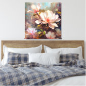 Magnolia Blossoms Kunst und Kultur Leinwanddruck (Insitu (Schlafzimmer))