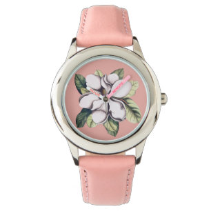 Magnolia-Blume Armbanduhr