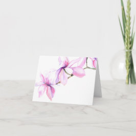 Magnolia Blume art card (a74) Karte