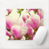 Magnolia Blume Botanischer Blumenkohl Chic Mousepad (Mit Mouse)