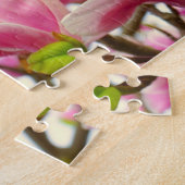 Magnolia Blume Botanischer Blumenkohl Chic Puzzle (Seite)
