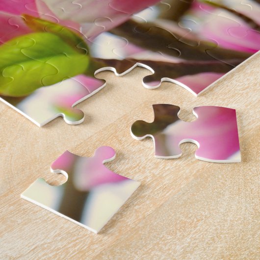 Magnolia Blume Botanischer Blumenkohl Chic Puzzle (Seite)