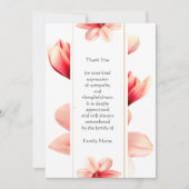 Magnolia Blume Danke Karte (Vorderseite)