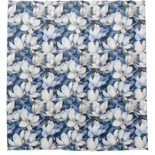 Magnolia-Blume Duschvorhang (Vorderseite)