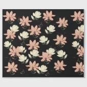 Magnolia Blume Frühjahr Personalisiert Geschenkpapier (Flach)